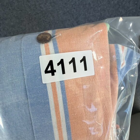 Polo Ralph Lauren Mens Classic Fit Camp Shirt Madras Stripe Loop Collar Sz XL - Picture 12 of 12